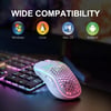 MSL 2.4G Wireless RGB Gaming Mouse - Adjustable DPI, Ergonomic Honeycomb Design