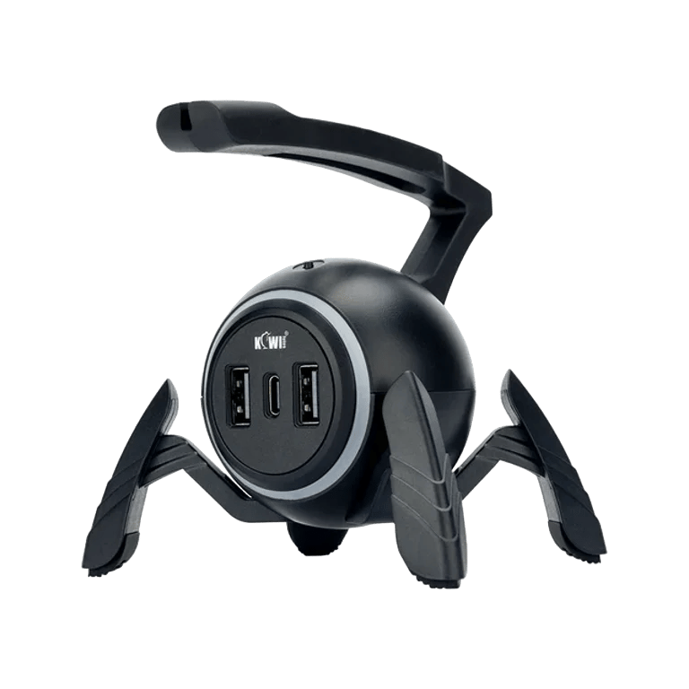 OmniGlide™ Gaming Mouse Bungee with RGB Lighting and USB Hub