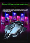 MSL 2024 Ergonomic Wired Gaming Mouse - 12800 DPI, RGB LED Backlight for PC & Laptop