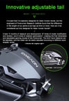 MSL 2024 Ergonomic Wired Gaming Mouse - 12800 DPI, RGB LED Backlight for PC & Laptop
