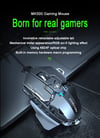MSL 2024 Ergonomic Wired Gaming Mouse - 12800 DPI, RGB LED Backlight for PC & Laptop