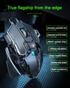 MSL 2024 Ergonomic Wired Gaming Mouse - 12800 DPI, RGB LED Backlight for PC & Laptop