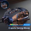 MSL 2024 Ergonomic Wired Gaming Mouse - 12800 DPI, RGB LED Backlight for PC & Laptop