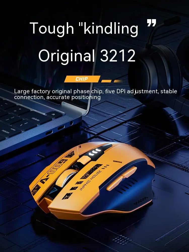 MSL 2.4G Bluetooth Rechargeable A9 Wireless Silent Mouse for PC and Office