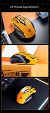 MSL 2.4G Bluetooth Rechargeable A9 Wireless Silent Mouse for PC and Office