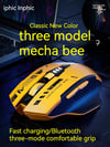 MSL 2.4G Bluetooth Rechargeable A9 Wireless Silent Mouse for PC and Office