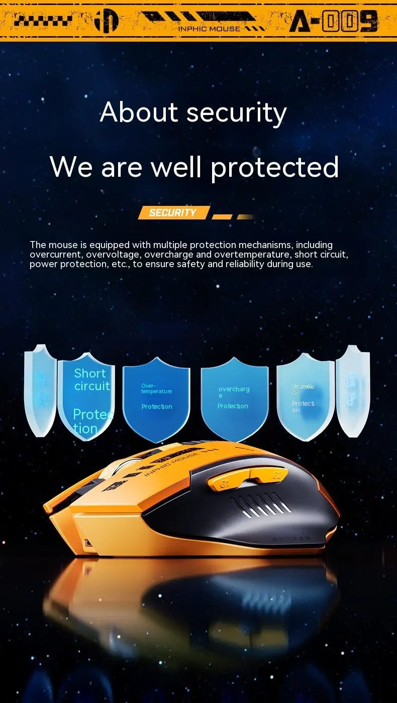 MSL 2.4G Bluetooth Rechargeable A9 Wireless Silent Mouse for PC and Office