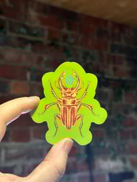 Image 1 of stag beetle sticker