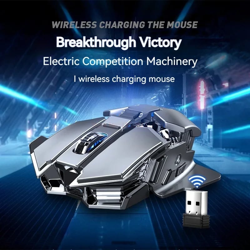 MSL SC300 Wireless Rechargeable Mouse with Cool Lights - 2.4G