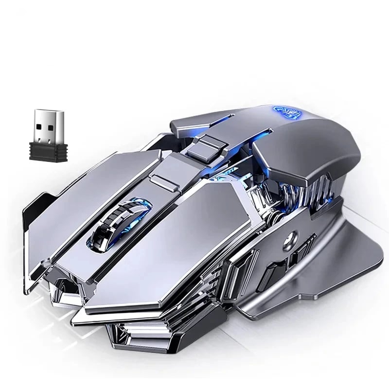 MSL SC300 Wireless Rechargeable Mouse with Cool Lights - 2.4G