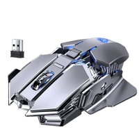 MSL SC300 Wireless Rechargeable Mouse with Cool Lights - 2.4G