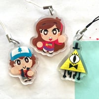 Image 1 of Gravity Falls Phone Charms