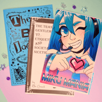 ZINES ☆ MIKU, Battle Jacket, Transmasc Etiquette