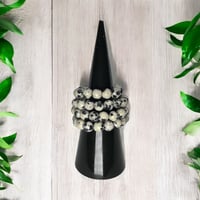 Dalmatian Jasper Ring 