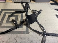 Image 10 of Bondage Leather Head Harness Panel Gag 