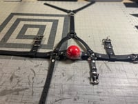 Image 8 of Bondage Classic Leather Head Harness  Ball Gag 