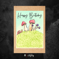 Image 1 of Fungi Happy Birthday Greeting Card