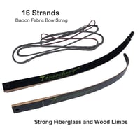 Image 3 of Top Archery 62" Takedown Recurve Bow - Right Hand