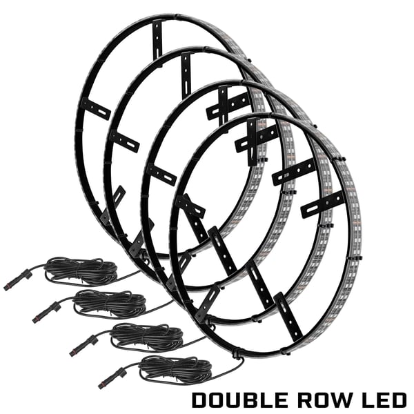 Image of Wheel Rings - Double Row  WHITE ONLY 