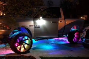 Image of Wheel Rings - Dynamic ColorSHIFT CHASE WITH CONTROLLER BLUETOOTH 