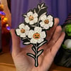 pumpkinflowers vinyl sticker 