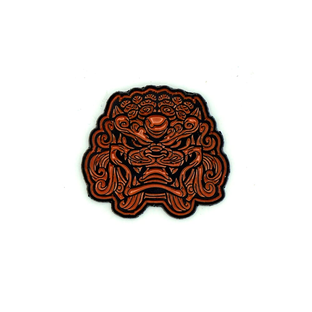 Foo Dog Coppermania Pin