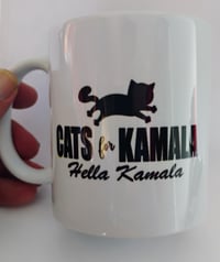 cats for kamala coffee mug