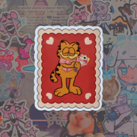 Image 3 of orange cat stickers