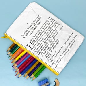 Image of Winnie the Pooh Book Page Pencil Case