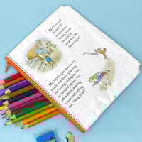 Image 2 of Peter Rabbit, Mr McGregor’s Garden Book Page Pencil Case, Beatrix Potter