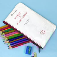 Image 1 of To Kill a Mockingbird Book Page Pencil Case (small)