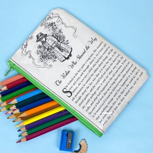 Image of The Secret Garden Illustrated Book Page Pencil Case