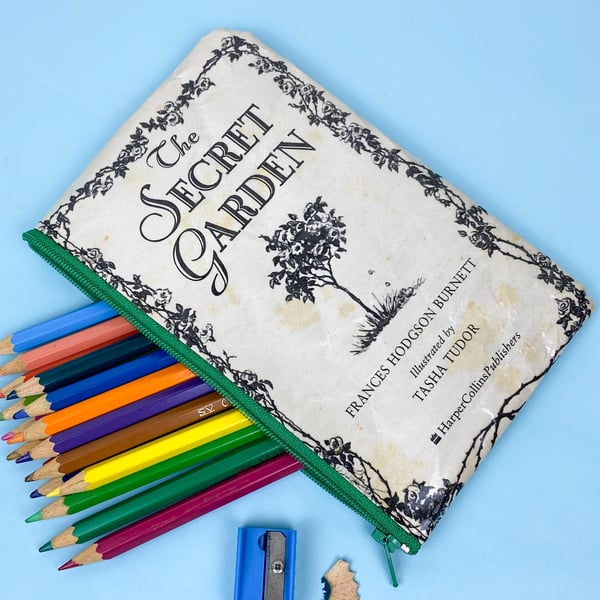 Image of The Secret Garden, Book Page Pencil Case