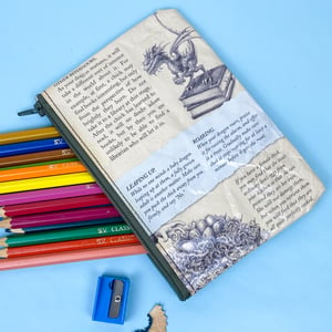 Image of Dragonology, Bringing Up Baby Dragons, Book Page Pencil Case