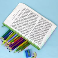 Image 2 of Middle Earth, Mordor/Gondor/Rohan Lord of the Rings Book Page Pencil Case