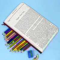 Image 2 of Jane Austen Book Page Pencil Case, Pride and Prejudice, Northanger Abbey, Persuasion, Emma