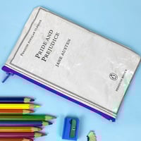 Image 1 of Pride and Prejudice, Jane Austen Book Page Pencil Case (small)