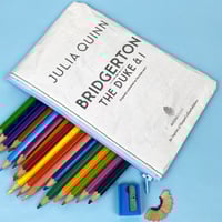 Image 1 of Bridgerton Book Page Pencil Case