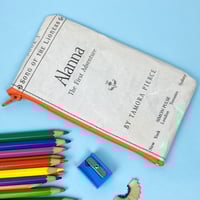 Image 1 of Tamora Pierce, Song of the Lioness Quartet: Alanna, The First Adventure Book Page Pencil Case (small