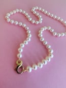 Image 1 of Hand Knotted Pearl Necklace