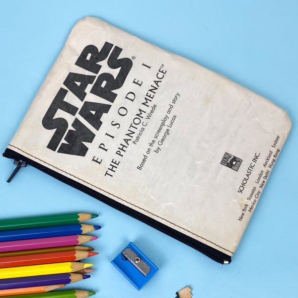 Image of Star Wars: The Phantom Menace Book Page Pencil Case