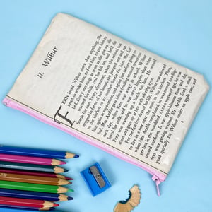 Image of Charlotte’s Web, Book Page Pencil Case