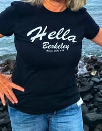 womens short sleeve berkeley farm logo 