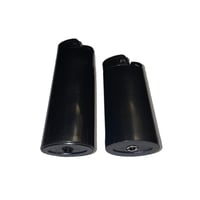 Image 4 of Handmade Modified Refillable All Black or White Bic Lighters - Shortened