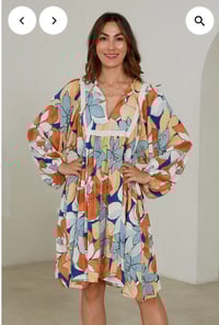 Image 1 of Nina Long Sleeve Mini Dress