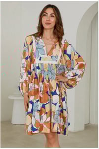 Image 2 of Nina Long Sleeve Mini Dress