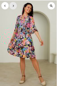 Image 3 of Savannah Button Front Dress