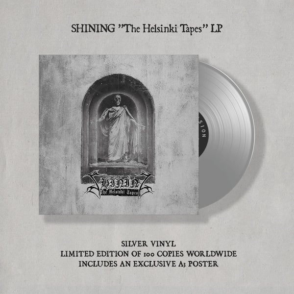 Image of Shining "The Helsinki Tapes" LP - Silver Vinyl