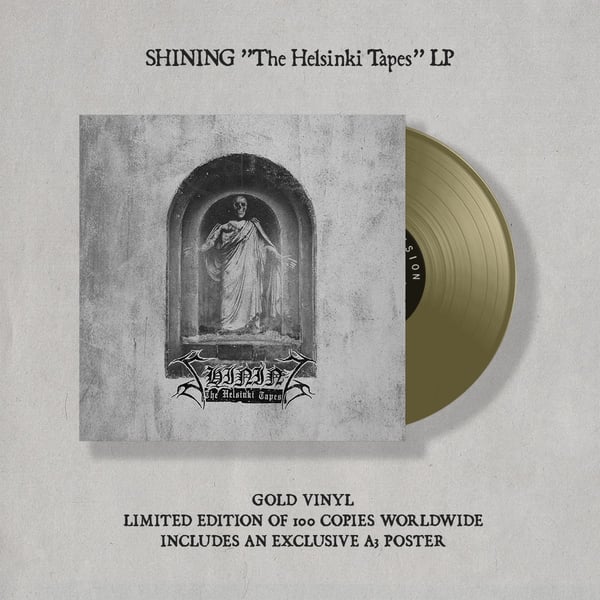 Image of Shining "The Helsinki Tapes" LP - Gold Vinyl