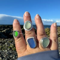 Image 1 of Make Your Own Silver Sea Glass Ring